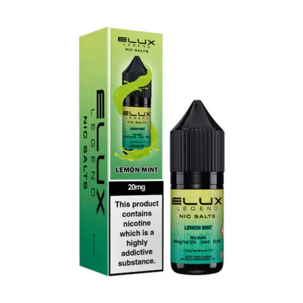 Elux Legend Nic Salts 10ml - Lemon Mint