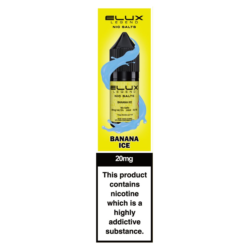 Elux Legend Nic Salts Banana Ice 10ml