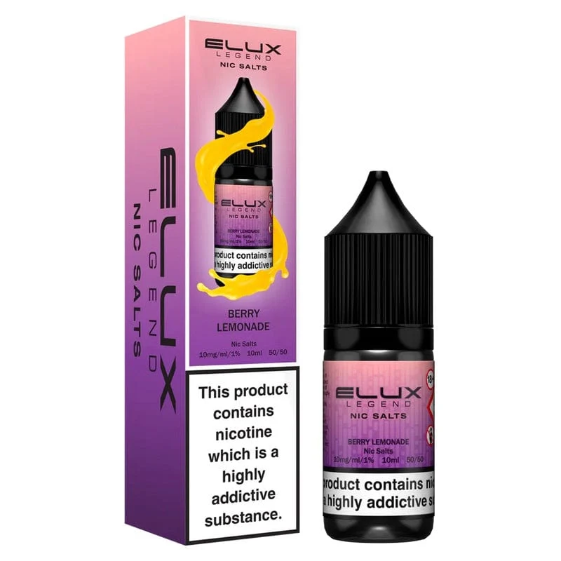 Elux Legend Nic Salts 10ml - Berry Lemonade