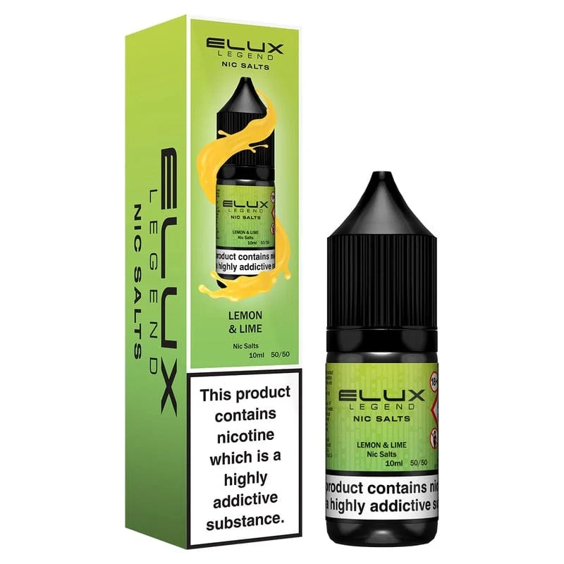 Elux Legend Nic Salts 10ml - Lemon & Lime