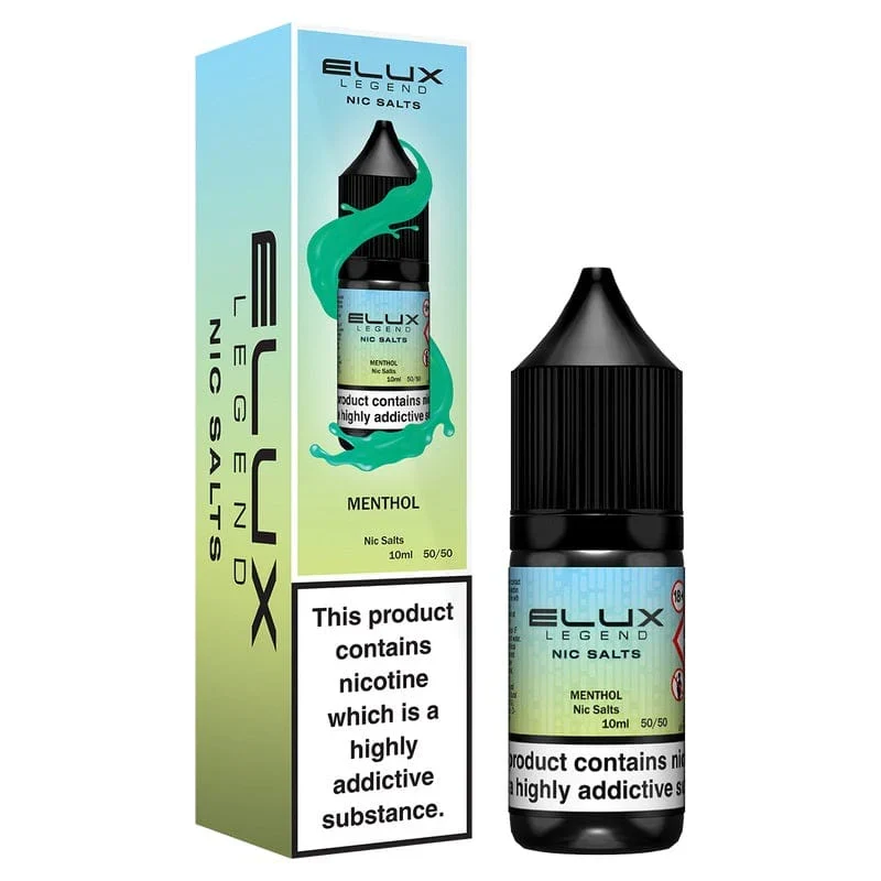 Elux Legend Nic Salts 10ml - Menthol