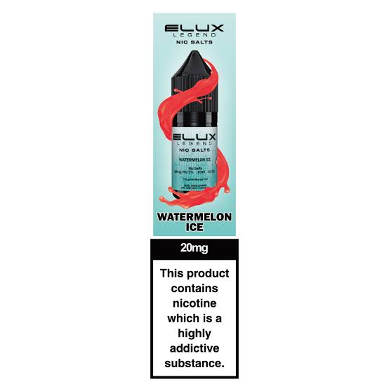 Elux Legend Nic Salts 10ml - Watermelon Ice