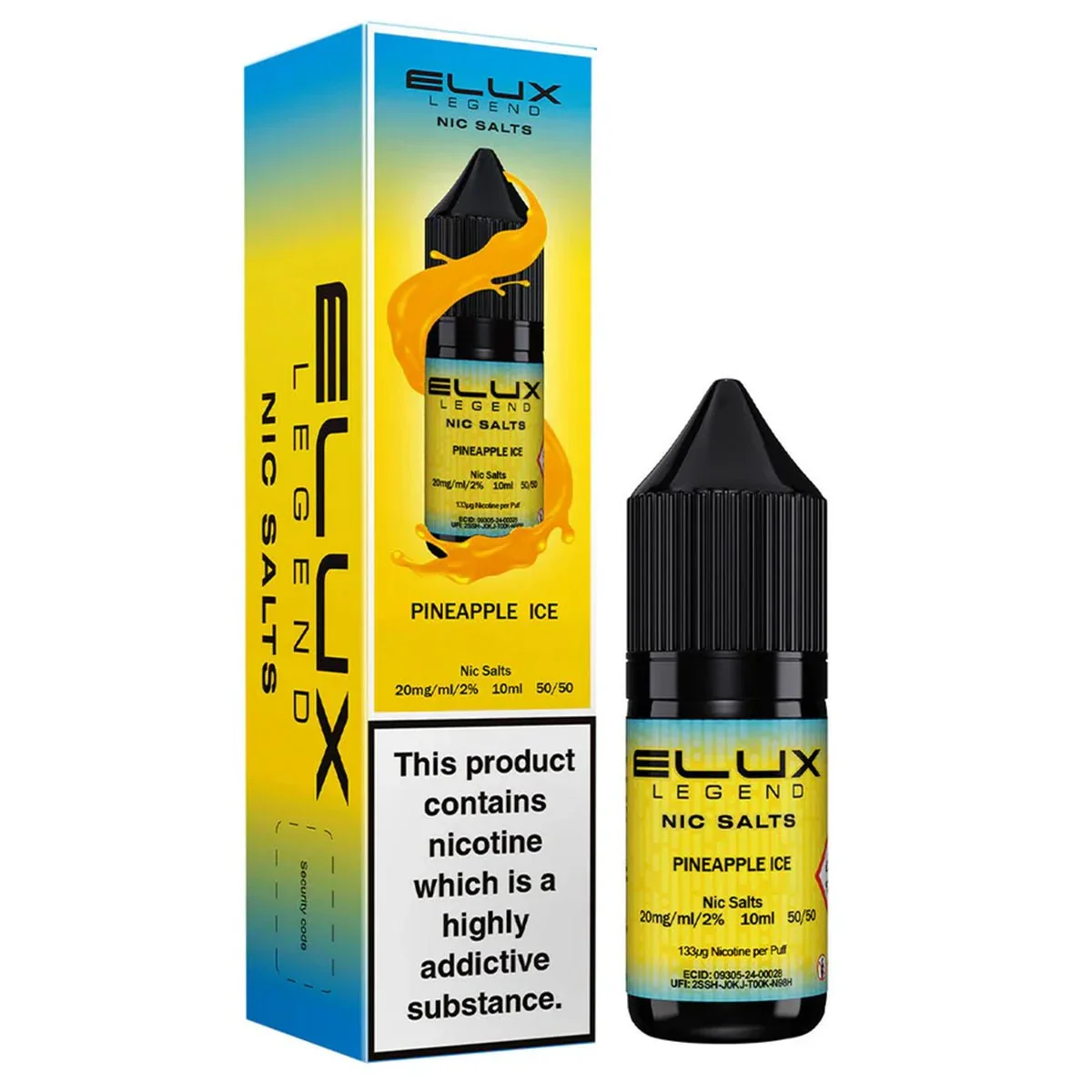 Elux Legend Nic Salts 10ml - Pineapple Ice